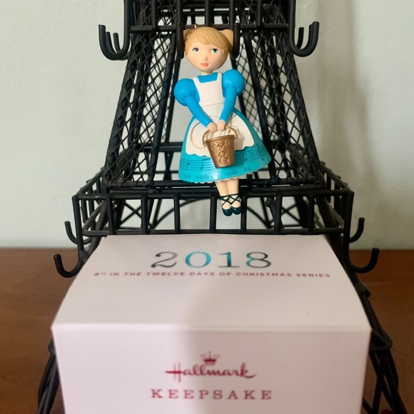 Hallmark Keepsake Ornament 2018 - Eight Maids-A-Milking - Picture 3 of 5